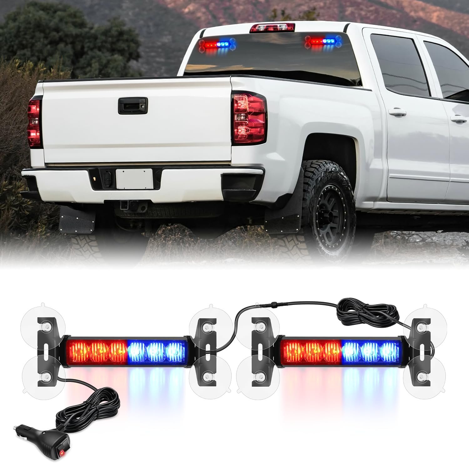 Nilight 12LED Emergency Strobe Traffic Advisor Light Bar 2-in-1 Red Blue: A Practical Guide